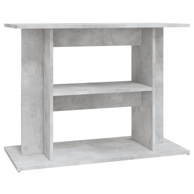 Stojak pod akwarium Betonowy Szary 80x35x60 cm Drewno konstrukcyjne