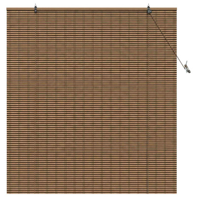 Roleta brązowy 130 x 160 cm Bambus