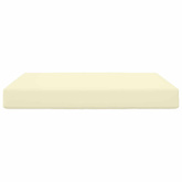 Poduszka do sofy na zewnątrz Kremowy 80 x 80 x 8 cm Poliester