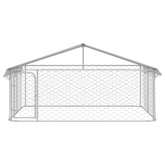 Kojec dla psa z zadaszeniem, 300 x 300 x 150 cm