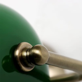 Kinkiet Abigali Bankierka E27 vintage zielony