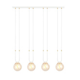Lampa wisząca GLAM 4 WHITE/MIODOWY