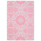 vidaXL Dywan na zewnątrz, różowy, 140x200 cm, PP