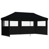 Namiot Imprezowy Czarny 292 x 580 x 315 cm Materiał Oxford