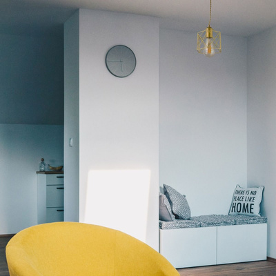 Lampa Wisząca Abigali Gold Cage E27