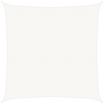 Żagiel przeciwsłoneczny, 160 g/m?, biały, 6x6 m, HDPE