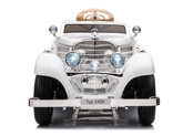 Auto Na Akumulator Mercedes Benz 540K Klasyk Premium Światła LED MP3 Biały
