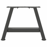 Nogi do stolika kawowego w kształcie litery A 2 szt. Antracyt 50x(30-31) cm Stal
