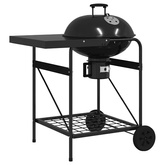 Grill na świeżym powietrzu Czarny 91 x 71 x 107 cm Metal