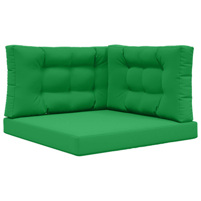 Poduszka do sofy na zewnątrz 3 pcs Zielony Poliester
