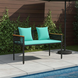 Ławka ogrodowa 2 -Seater 117 x 54 x 74.5 cm polirattan