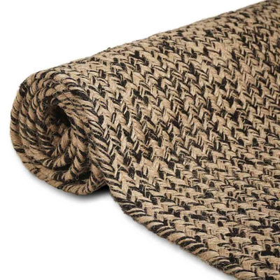 Dywany pokojowe Naturalny i czarny 200 x 290 cm Juta