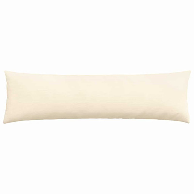 Poduszki na sofę 2 pcs Kremowy 145 x 40 cm Tkanina sztruksowa