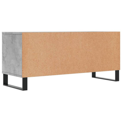 vidaXL Szafka pod TV, szarość betonu, 100x34,5x44,5 cm model standard