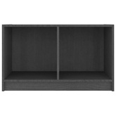 vidaXL Szafka pod TV, szara, 70x33x42 cm, drewno sosnowe