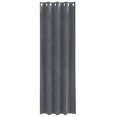 Zasłony zaciemniające 2 pcs Jasnoszary 140 x 225 cm Aksamit