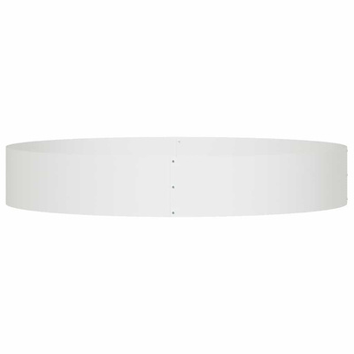 Pierścień doniczki 5 pcs Biały 120 x 120 x 20 cm