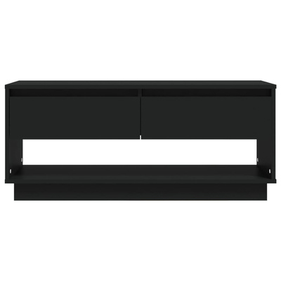 vidaXL Szafka pod TV, czarna, 102x41x44 cm, materiał drewnopochodny