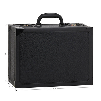 Walizka fryzjerska barberska czarna 143636