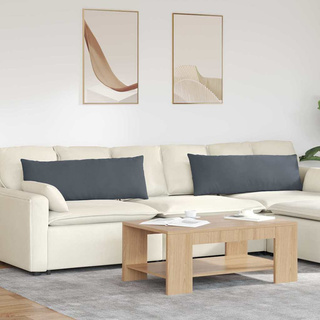 Poduszki na sofę 2 pcs Ciemnoszary 120 x 40 cm