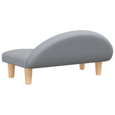 vidaXL Legowisko dla psa, jasnoszare, 70x52x30 cm, obite tkaniną