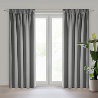 Zasłona Logan szara 135x270