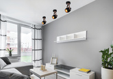 Kinkiet czarno-miedziany regulowany E14 40W Anica 91-81391