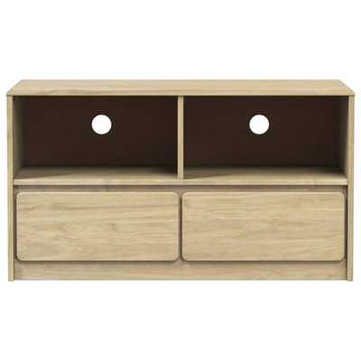 vidaXL Szafka pod TV SAUDA, kolor dębu, 99x43x55 cm, drewno sosnowe