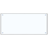 Panel ochronny do kuchni, przezroczysty, 90x40 cm, szkło