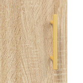 vidaXL Biurko, dąb sonoma, 140x50x75 cm, materiał drewnopochodny model standard