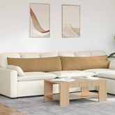 Poduszki na sofę 2 pcs Brązowy 145 x 40 cm Tkanina sztruksowa
