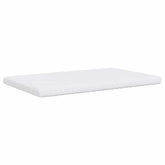 Materac piankowy, biały 140x220 cm, 7-strefowy, twardość 20 ILD