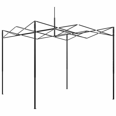 Szklarnię z rozkładaną ramą Zielony 290 x 290 x 315 cm Żelazo