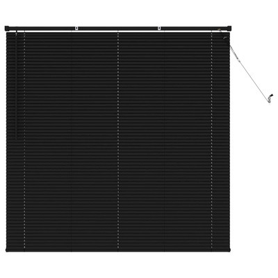 Żaluzja wenecka Czarny 150 x 160 cm 25 mm PVC