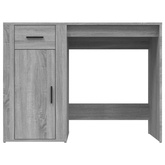vidaXL Biurko, szary dąb sonoma, 100x49x75 cm, materiał drewnopochodny