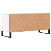 vidaXL Szafka pod TV, biała, 100x34,5x44,5 cm, materiał drewnopochodny model standard