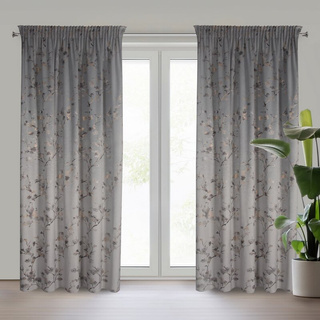 Zasłona Selena srebrna 140x270