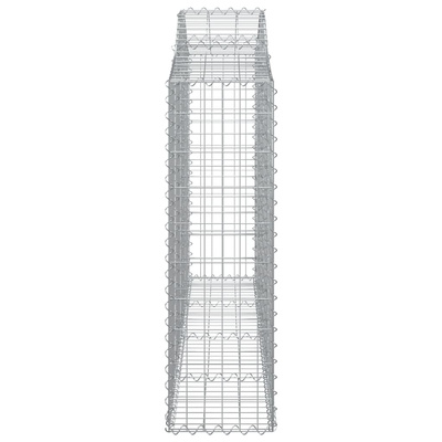 Kosze gabionowe, 30 szt, 200x30x100/120cm, galwanizowane żelazo