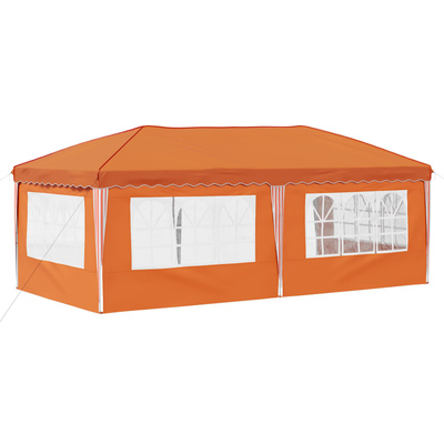 Namiot imprezowy rozkładany 575 x 289 x 245 cm pomarańczowy