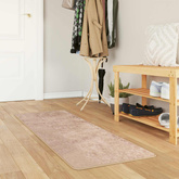 Chodnik dywanowy MARSA piaskowy 50 x 150 cm Poliester i PVC