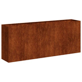 Doniczka Rusty 200x40x80 cm Stal nierdzewna
