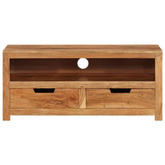 vidaXL Szafka pod TV, 88x35x40 cm, lite drewno akacjowe