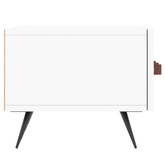 vidaXL Szafka pod TV, biała, 150x36x30 cm, materiał drewnopochodny wariant 6