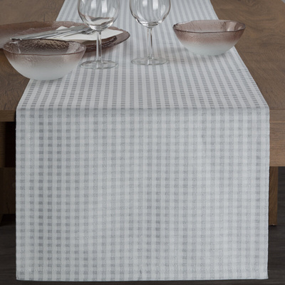 Obrus Flash popielaty 40x180