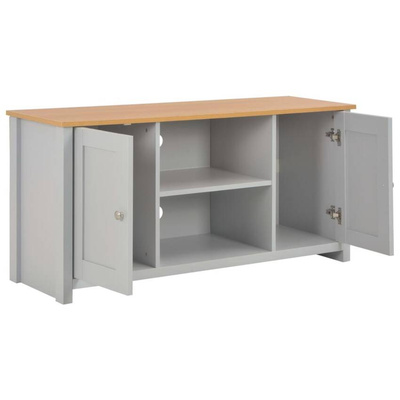 vidaXL Szafka pod TV, szara, 120 x 39 x 58 cm