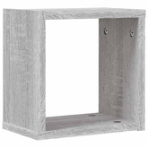 Półki ścienne 2 szt. Szary Sonoma 26 x 15 x 26 cm