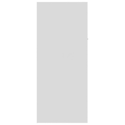 Szafka na buty, biała, 60x35x84 cm, materiał drewnopochodny