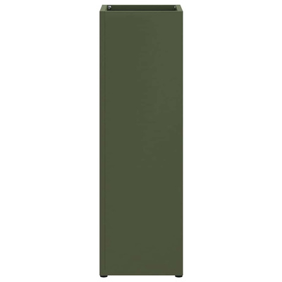 Stojak na Parasol Deszczowy Oliwkowy 15,5 x 15,5 x 49 cm Stal