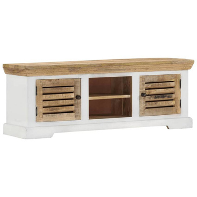 vidaXL Szafka pod TV, 110x30x40 cm, lite drewno mango
