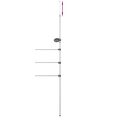 Wieszak na ręczniki, 47x280 cm, aluminium